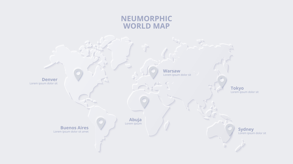 stock illustration neumorphic interface