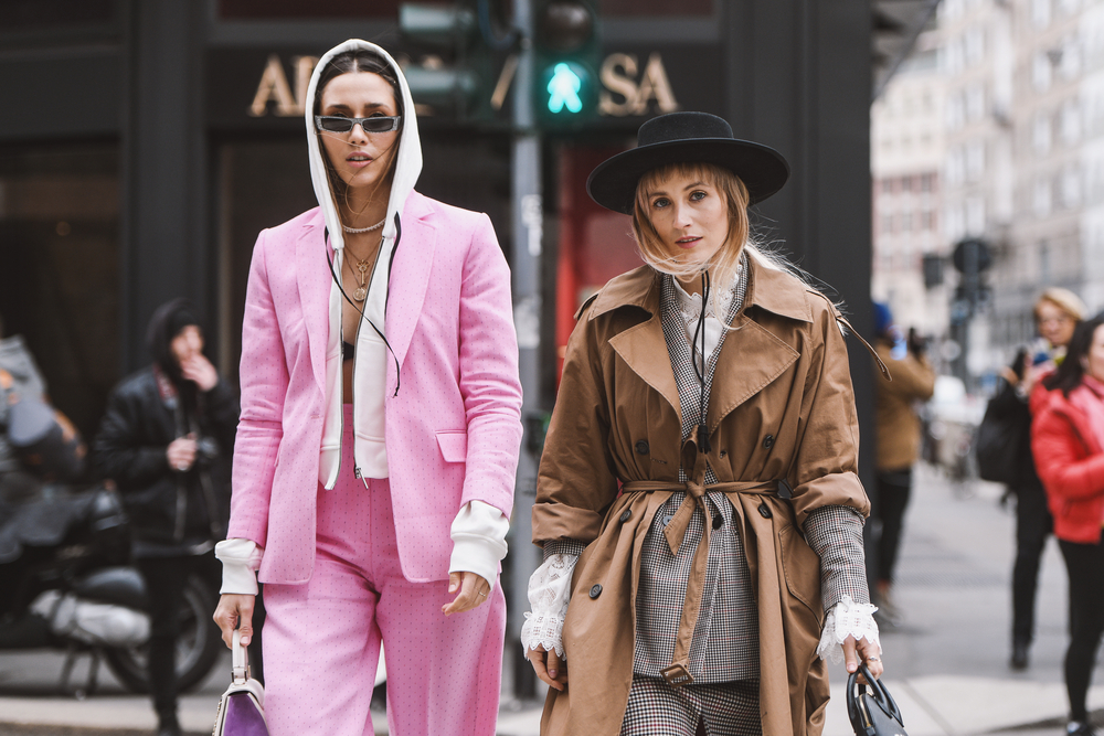 stock photo street fashion model woman