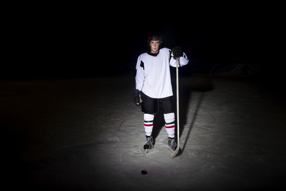 stock photo sport Hockey player