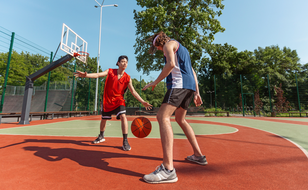 stock photo sport Basketball boys