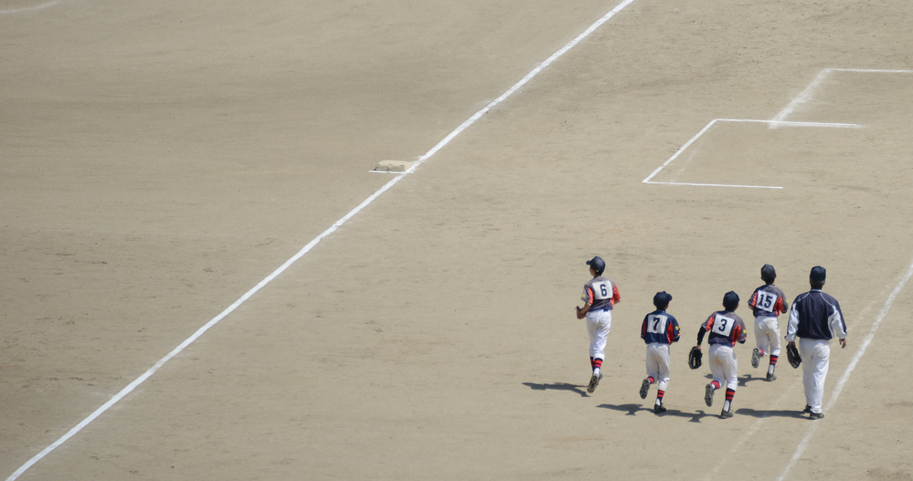 stock photo sport Baseball field