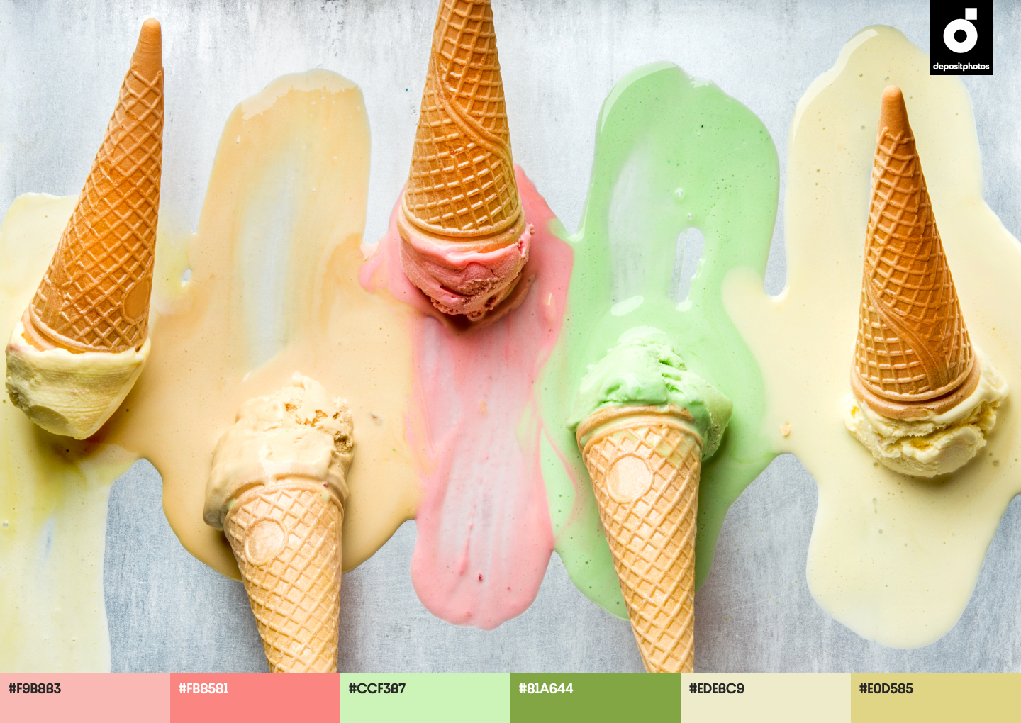 bright summer color palettes 