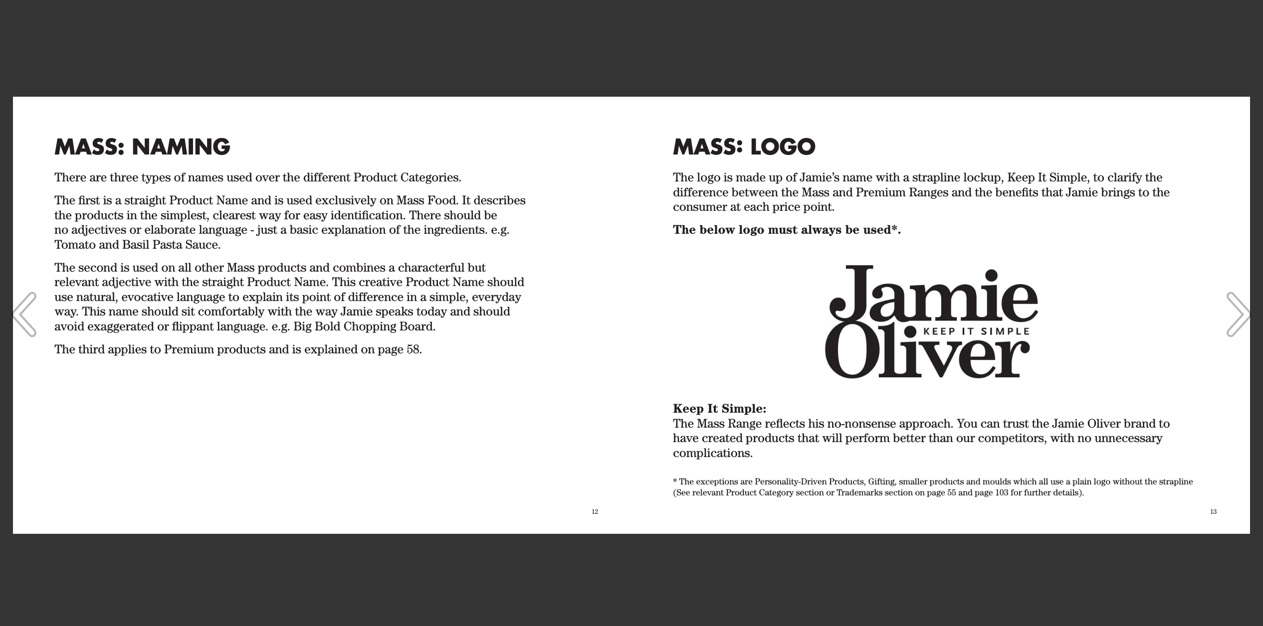 Jamie Oliver Ltd Great Brand Book Examples