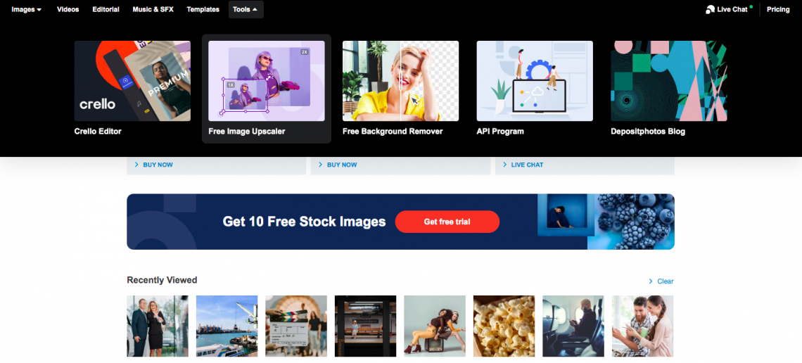 Free Image Upscaler by Depositphotos