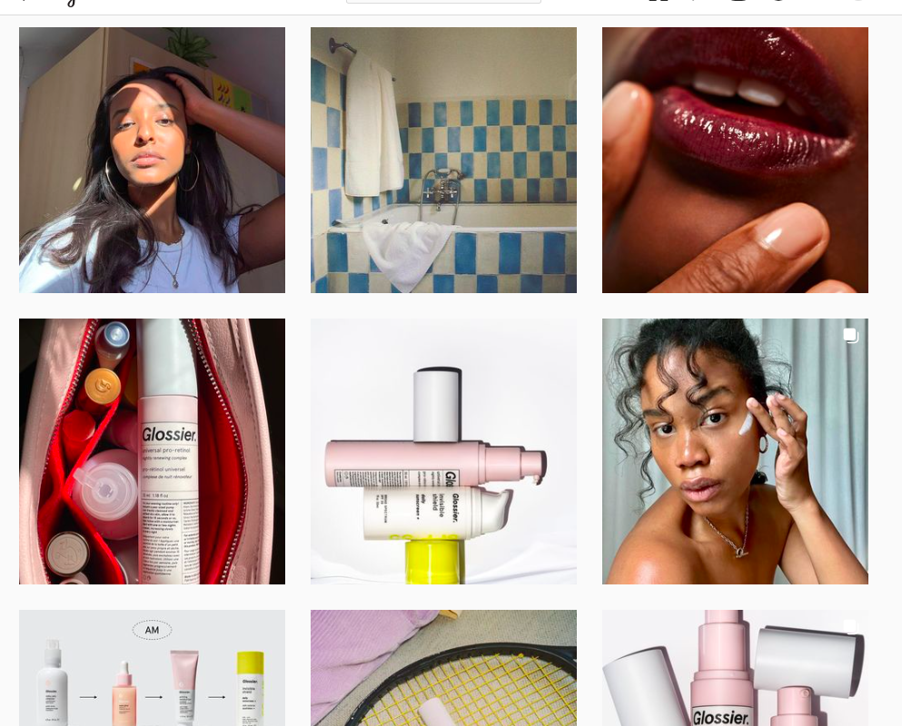 Glossier on Instagram