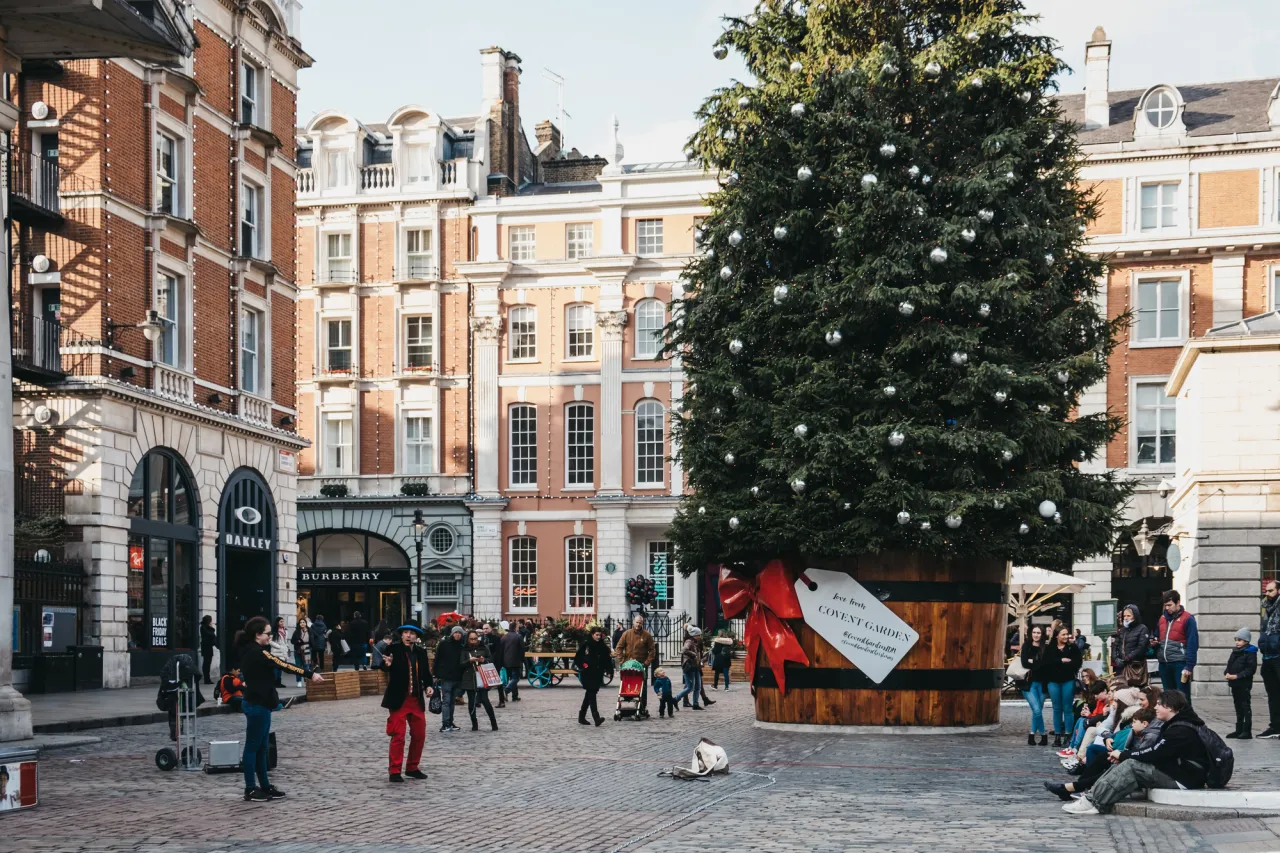 Christmas tree in London