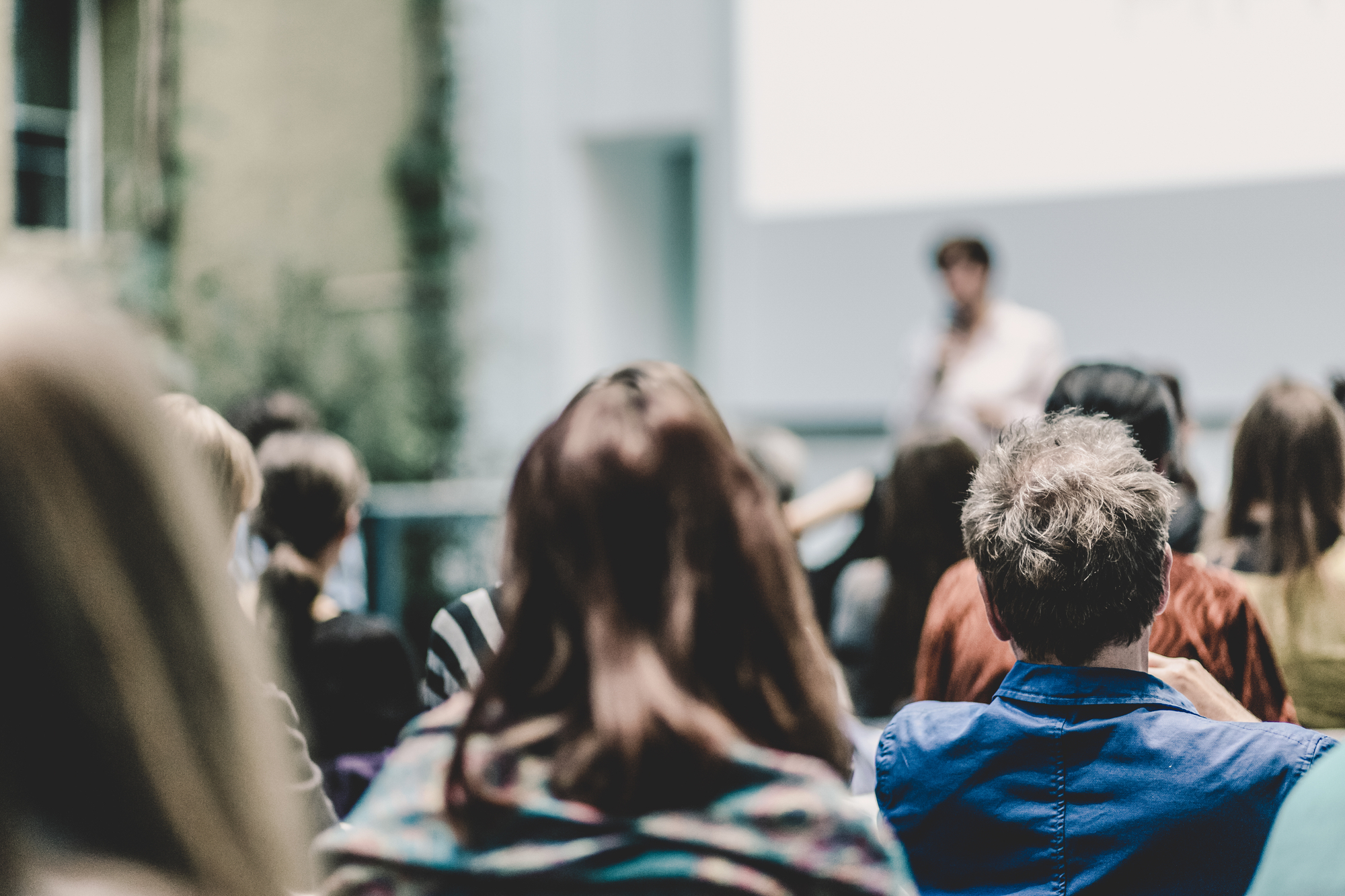 Group of people at presentation