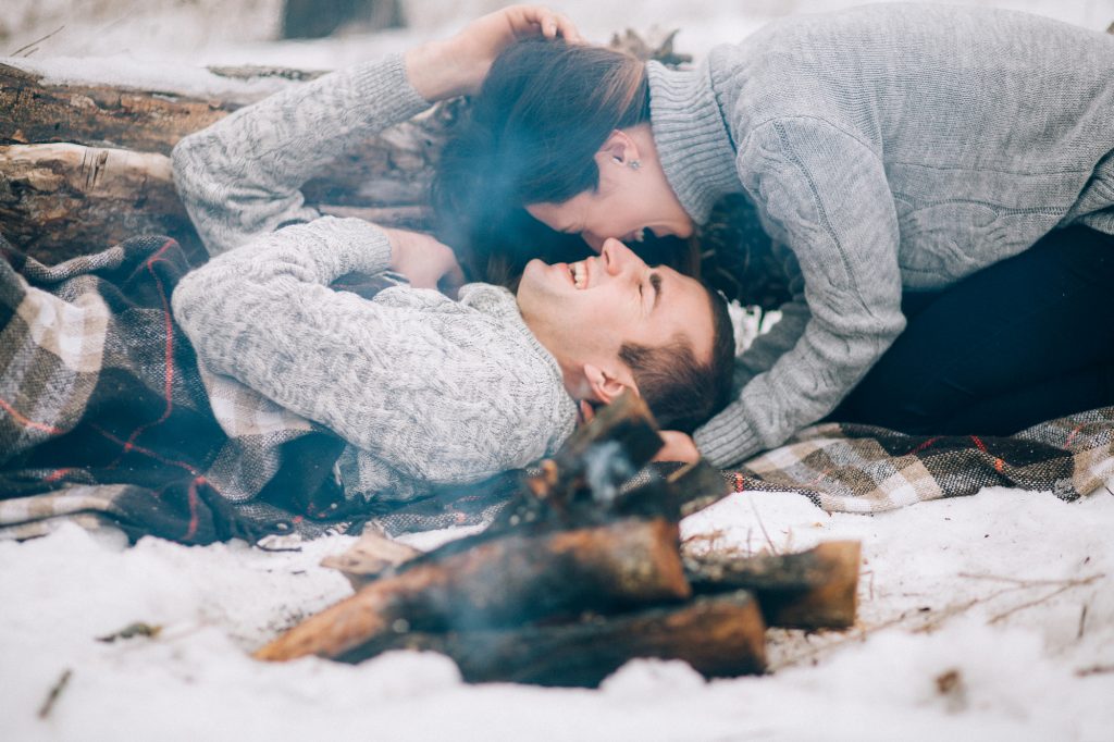 fotos de família de inverno na neve