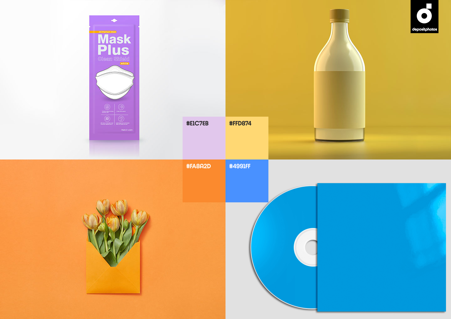 inspiring, royalty-free mockups for designers