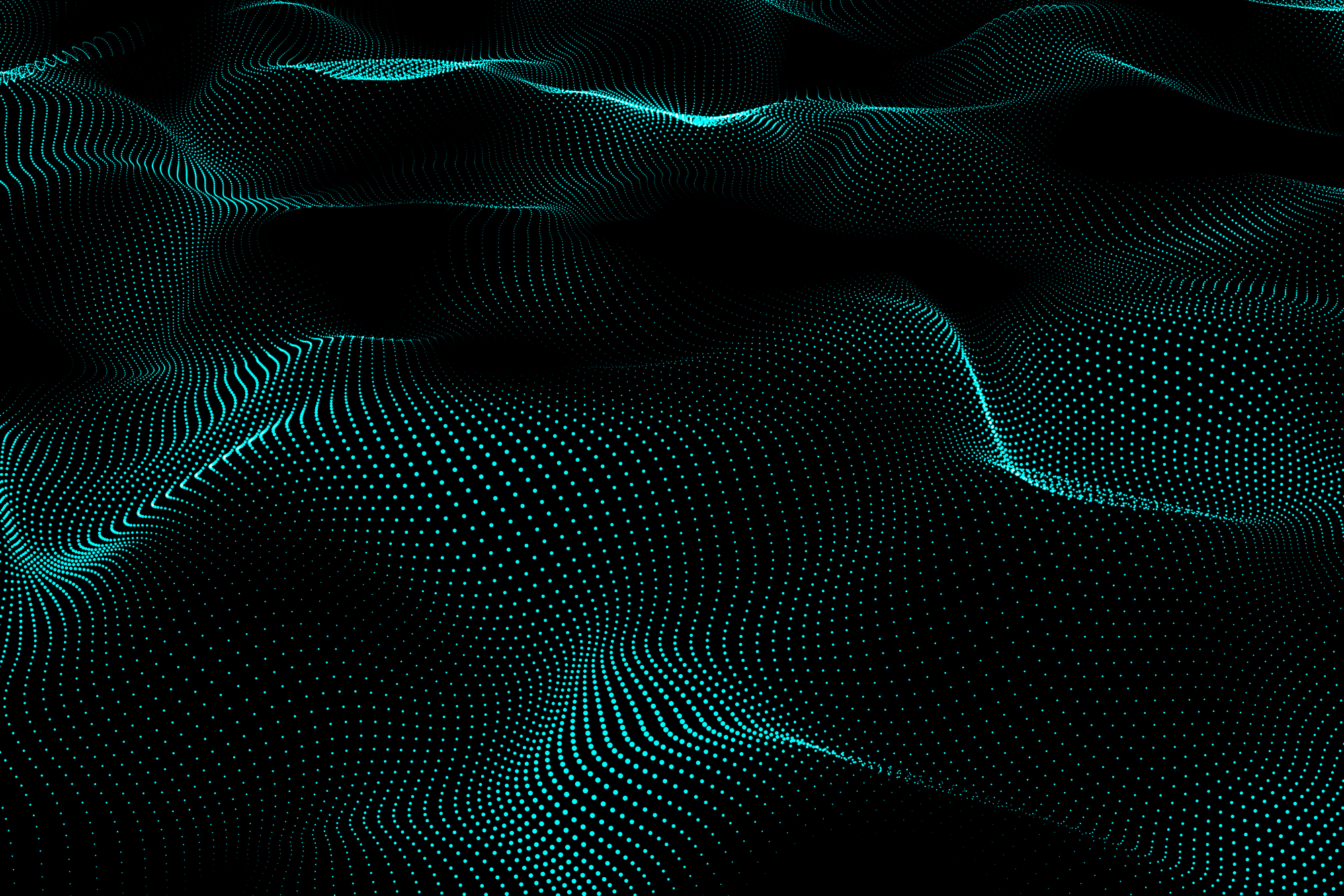 Digital wave background