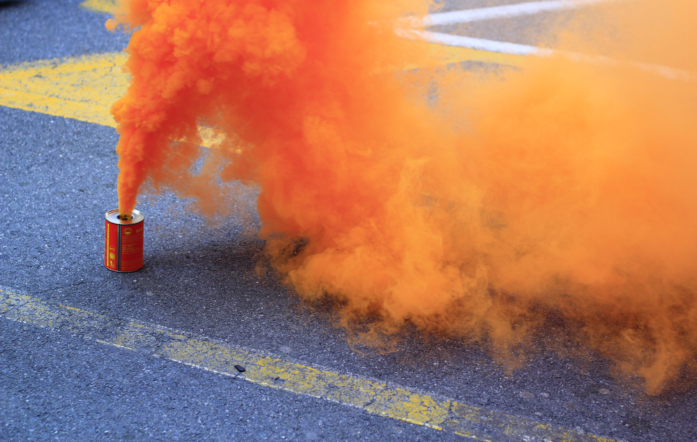 Smoke Bomb Photography