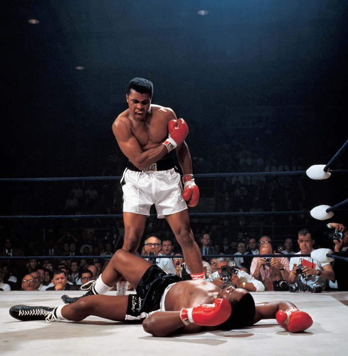 Muhammad Ali vs. Sonny Liston by Neil Leifer