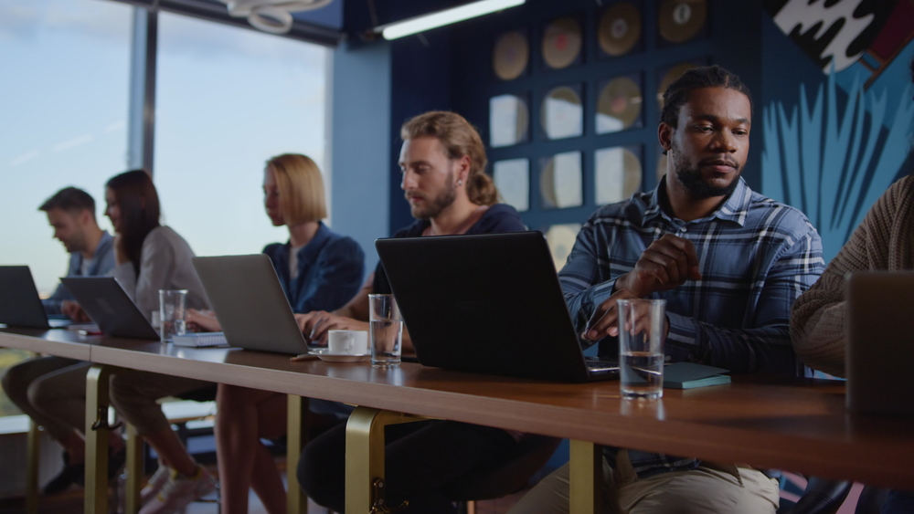 workers checking linkedin profile tips