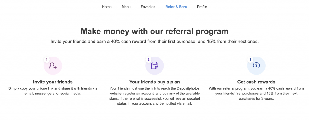 referral program page