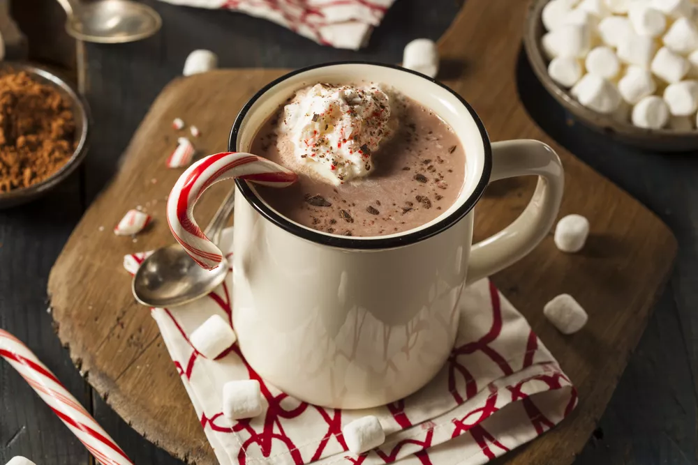 Homemade Peppermint Hot Chocolate