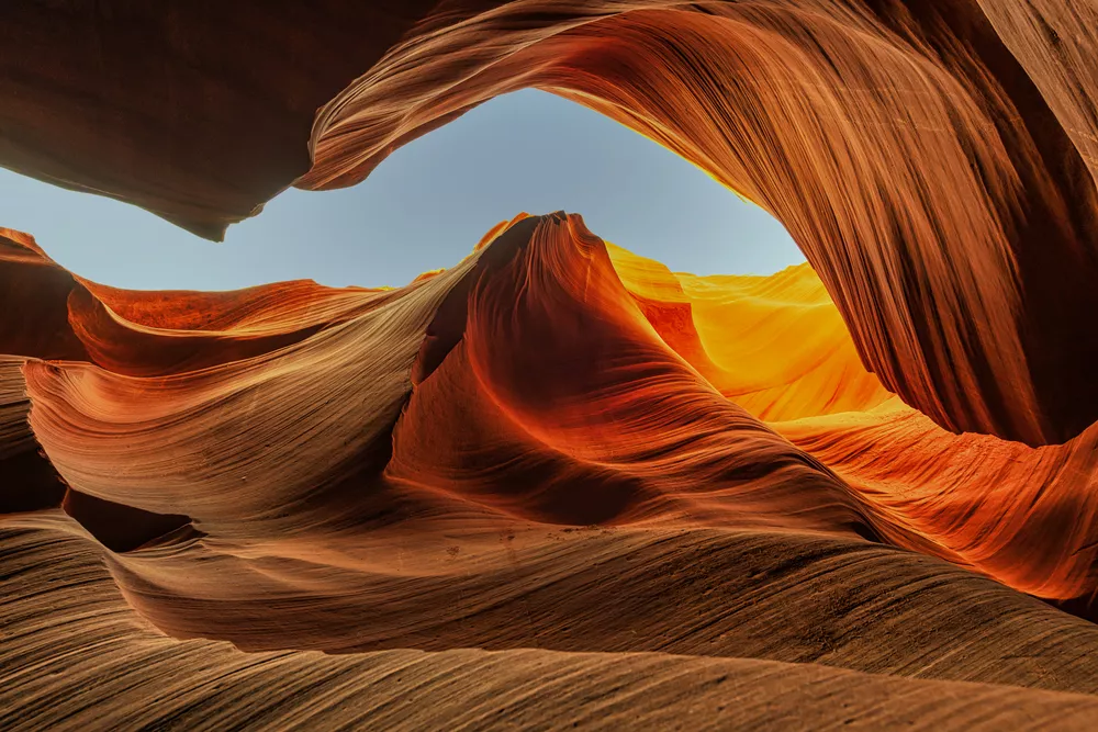 Mesmerizing view of the Antelope Canyon in Arizona, USA