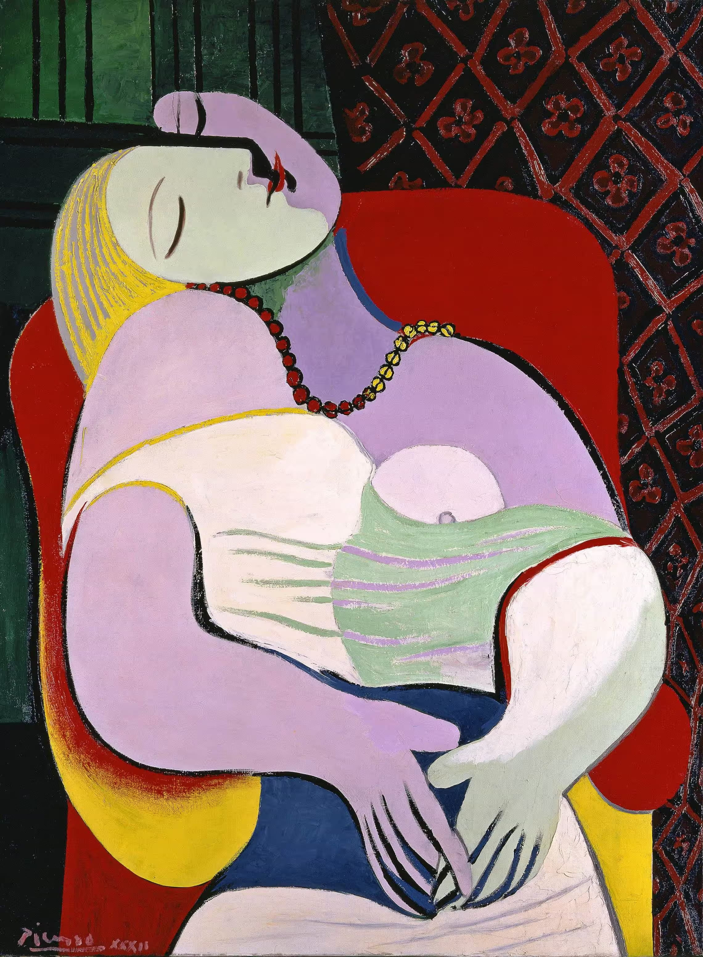 Photo Le Reve painting by Pablo Picasso