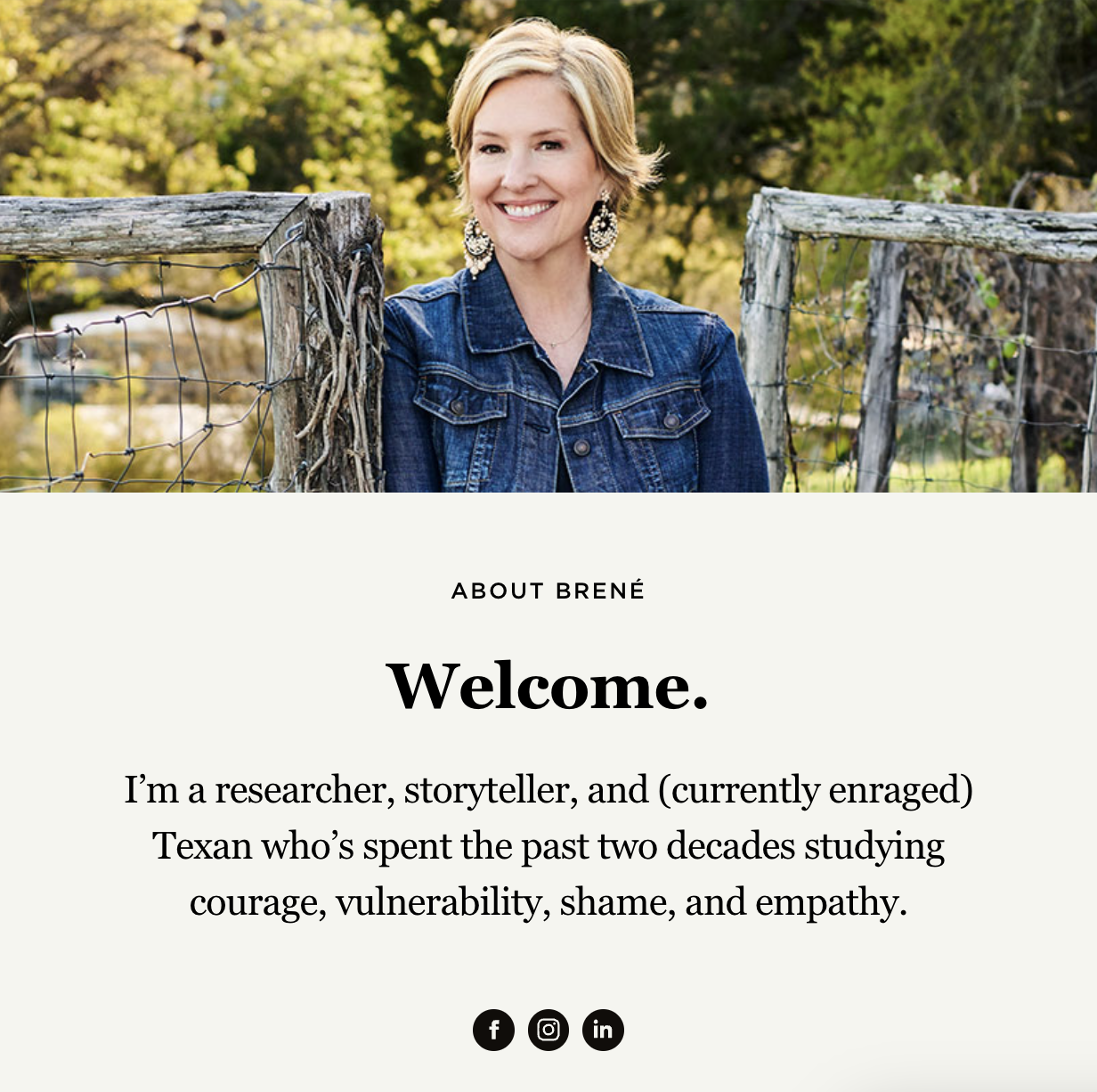 How to write a professional bio with examples and templates - Brené Brown