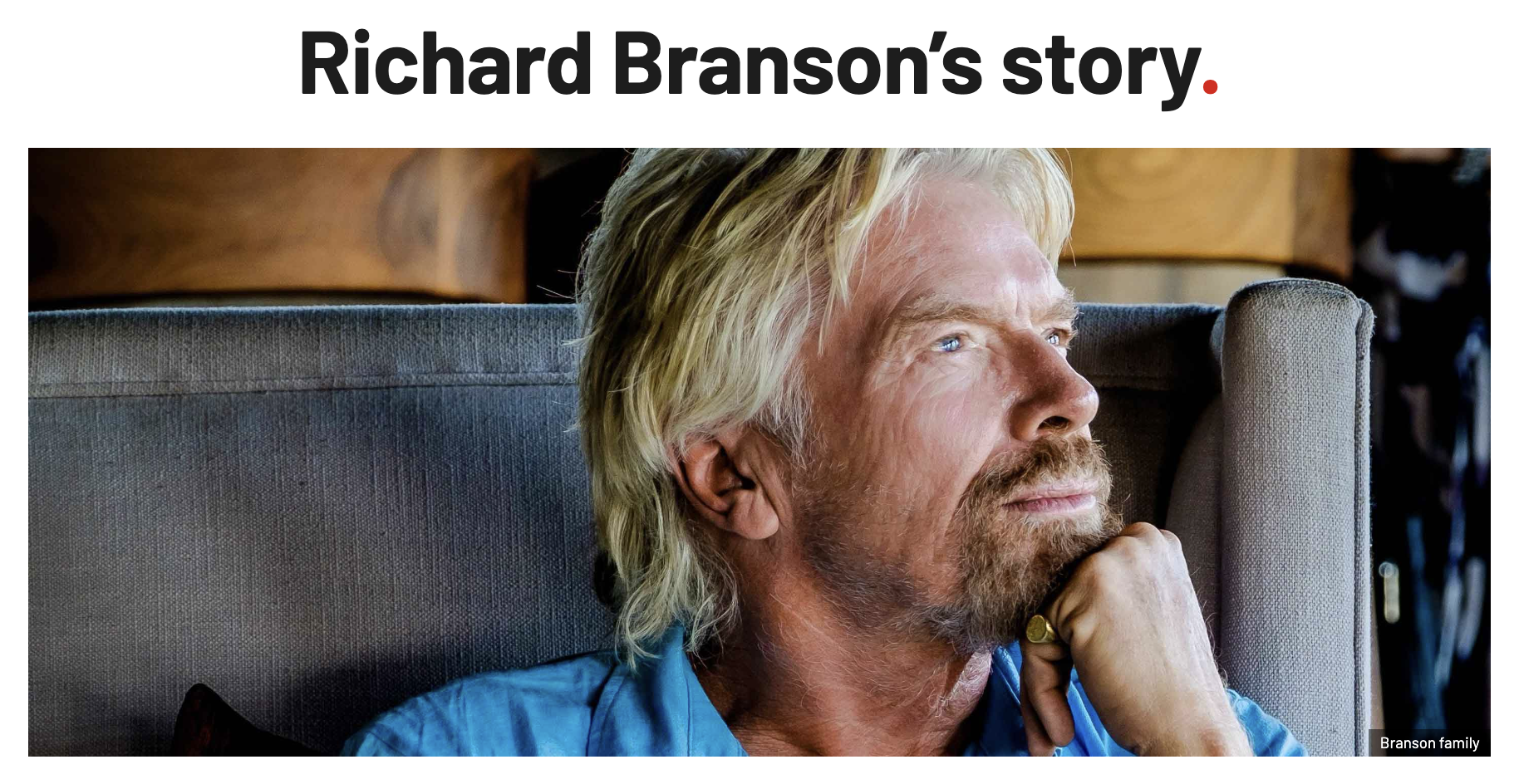 How to write a professional bio with examples and templates - Richard Branson