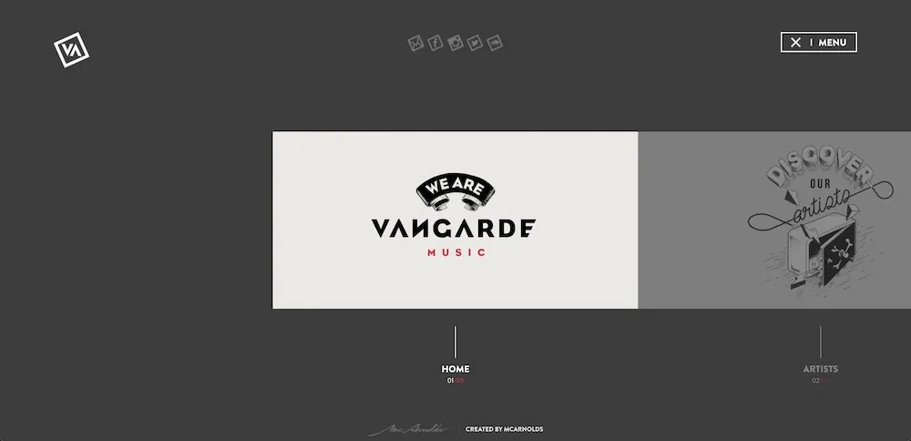 What is Parallax Scrolling with Examples Vangarde Music