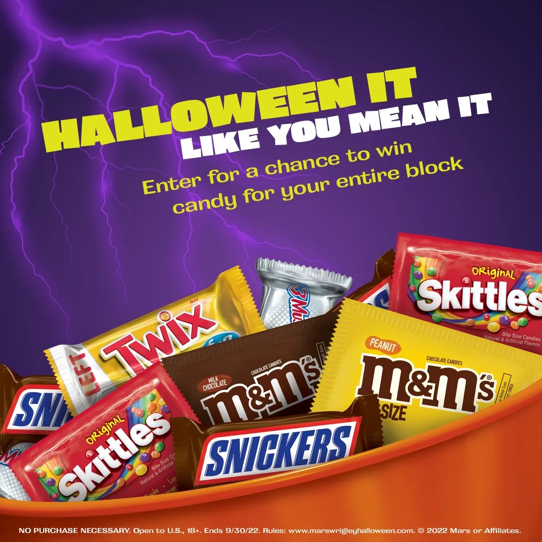 Mars Halloween it like you mean it campaign