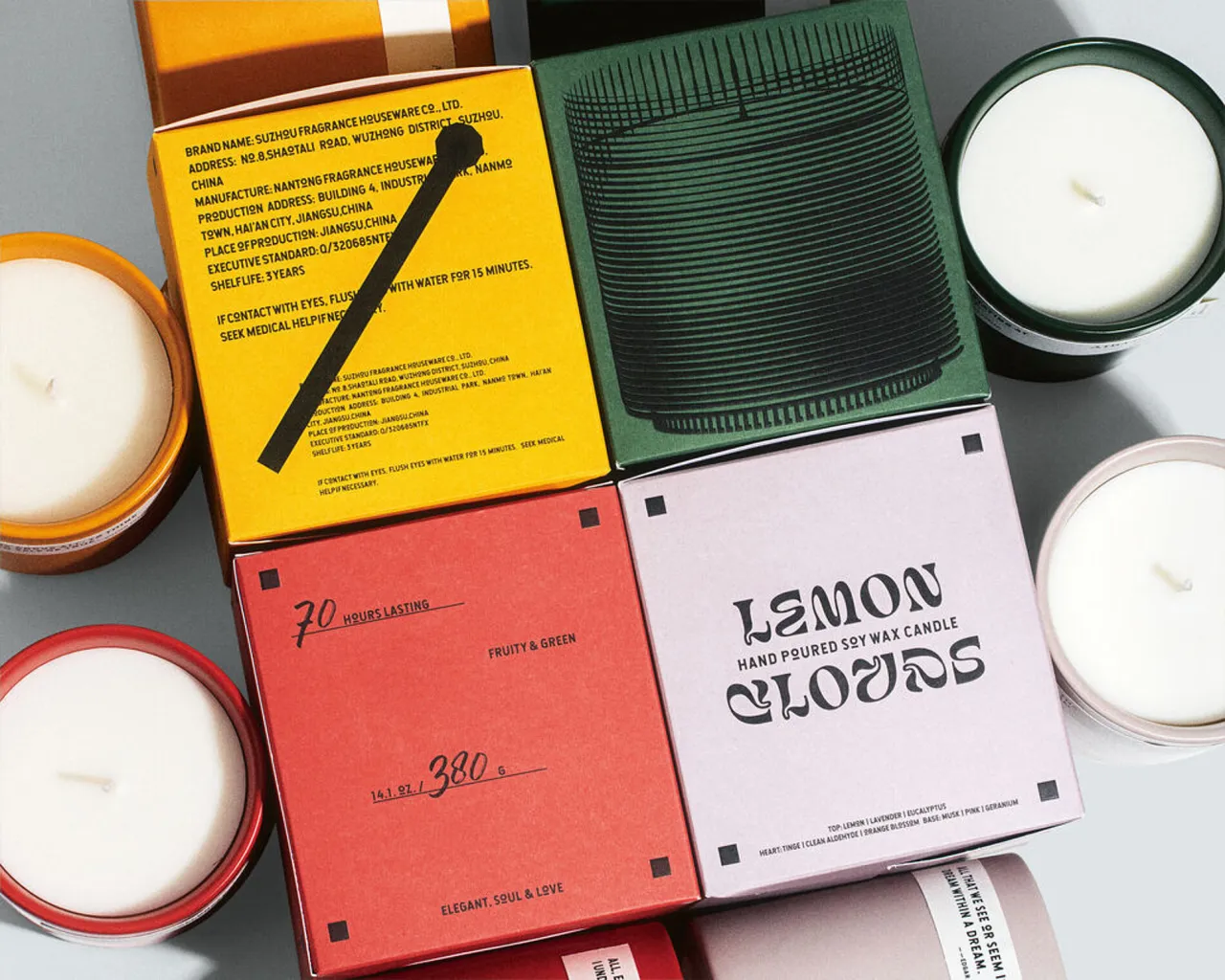 Packaging Design Ideas Library Series Candles