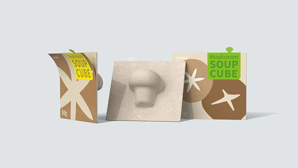 Packaging Design Ideas Mushroom Soup Cube