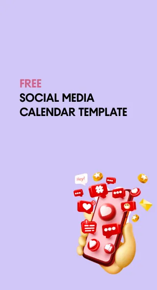 sidebar Free Social Media Calendar Template