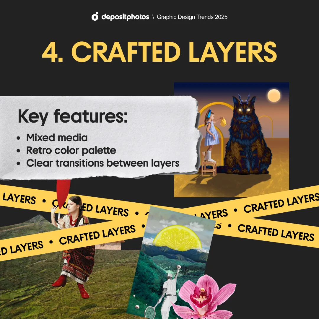 Graphic Design Trends 2025 [Infographic] Crafted Layers