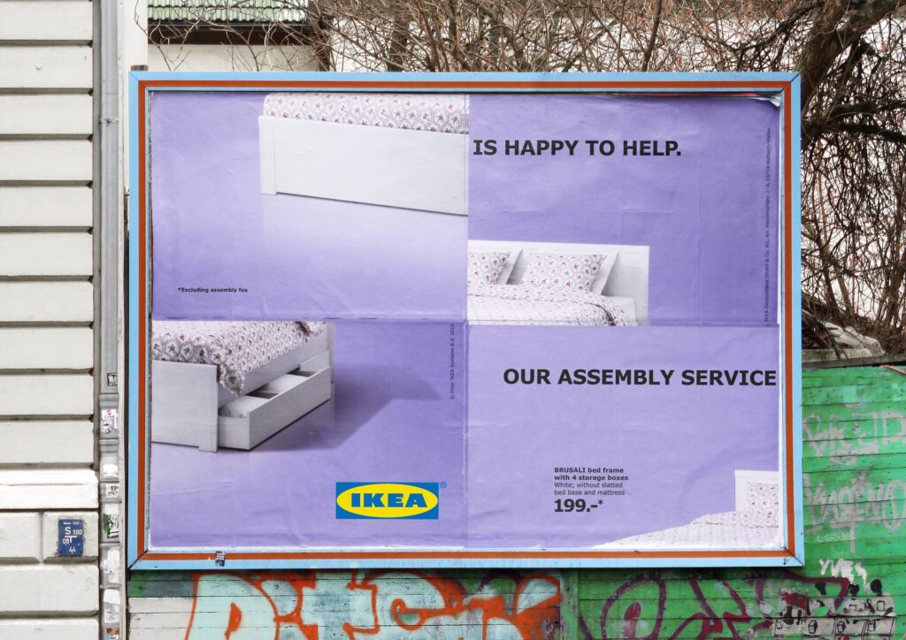 IKEA Assembly Fail print ad