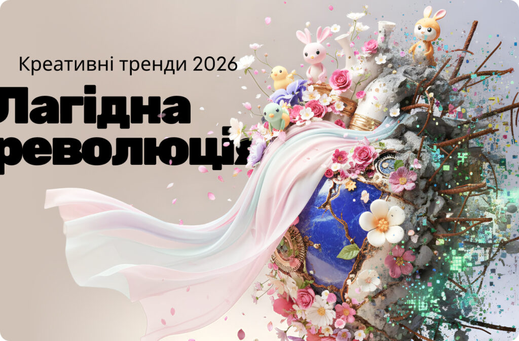 Креативні дизайн-тренди 2026: Лагідна революція