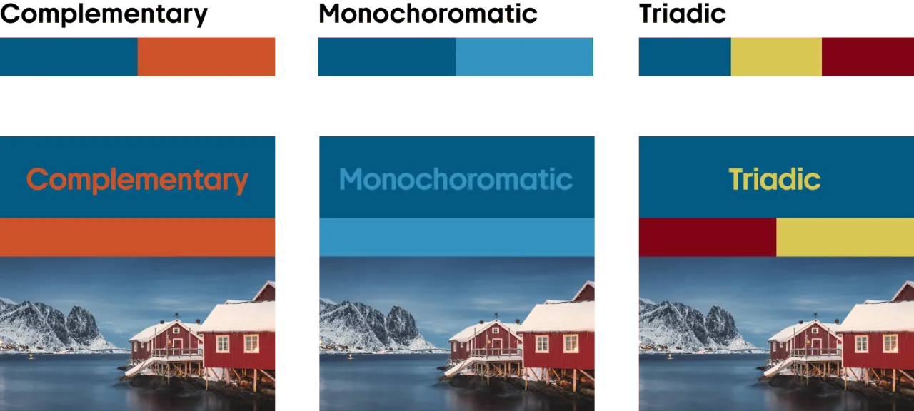 Winter Color Trends 2026 Deep Azure color mix