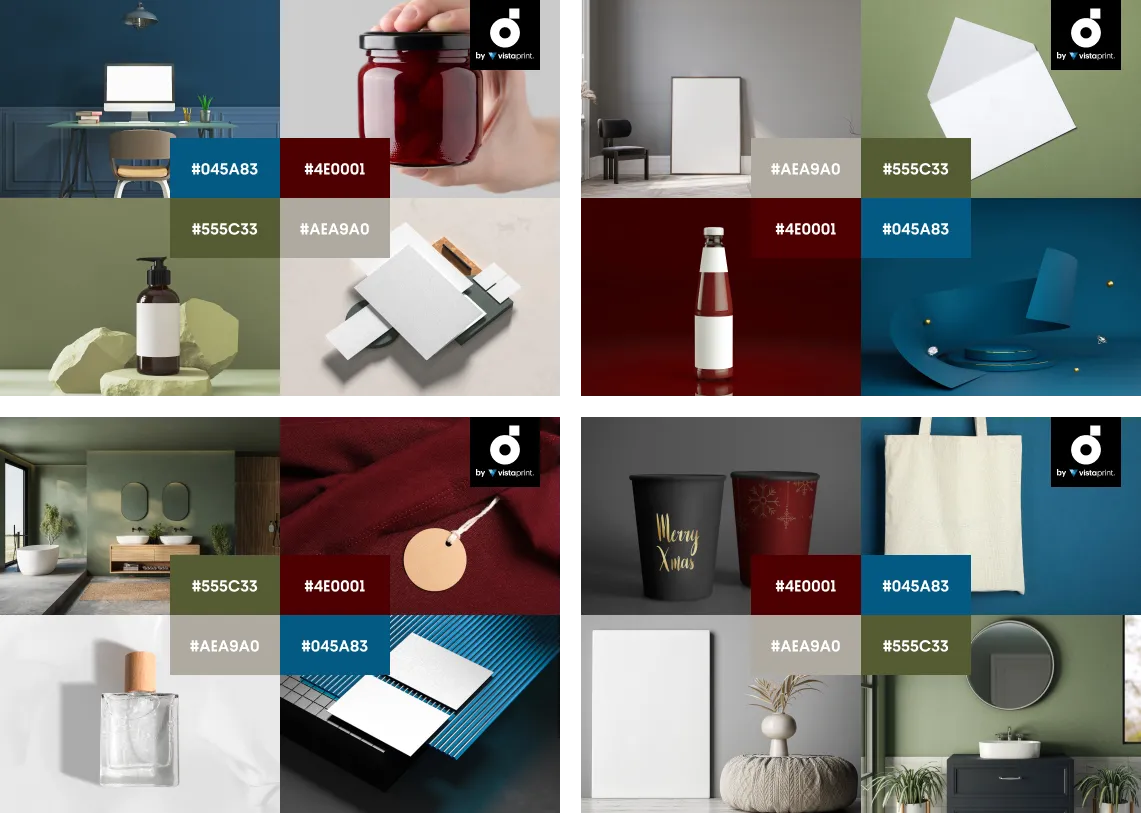 Winter Color Trends 2026 mockups