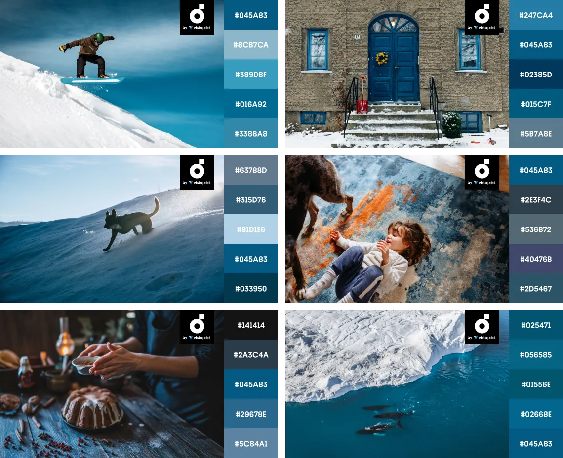 Winter Color Trends 2026 Deep Azure color palettes