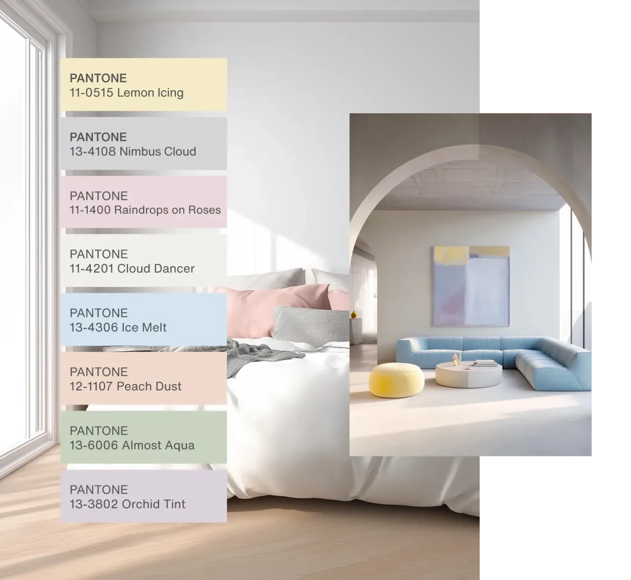 Колір 2026 року Pantone Cloud Dancer