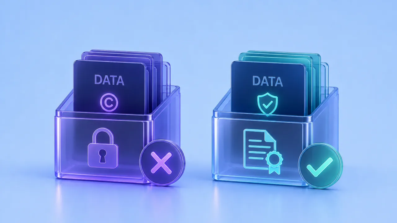 Training data in AI systems