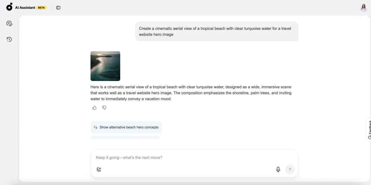 DepositPhotos AI Assistant AI image generation