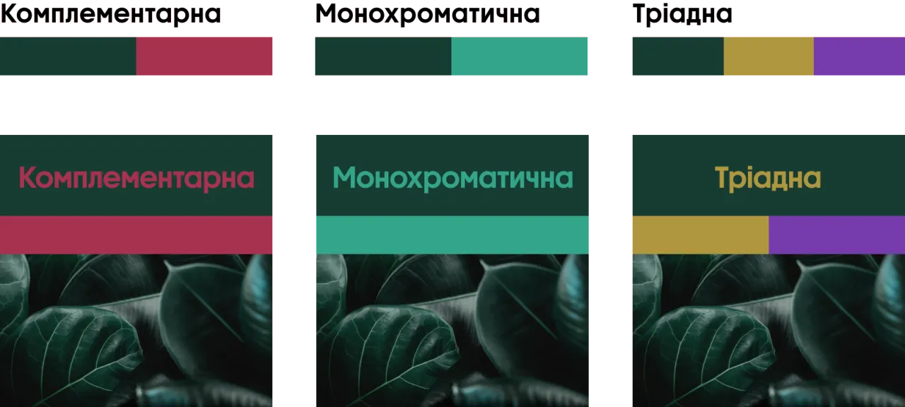 Осінні трендові кольори 2026 - Нічний ліс палітра